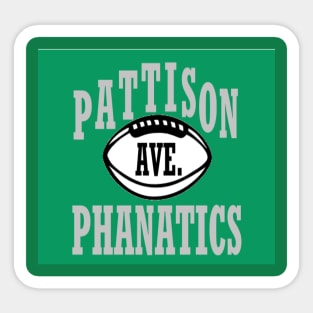 Pattison ave. Phanatics football Sticker